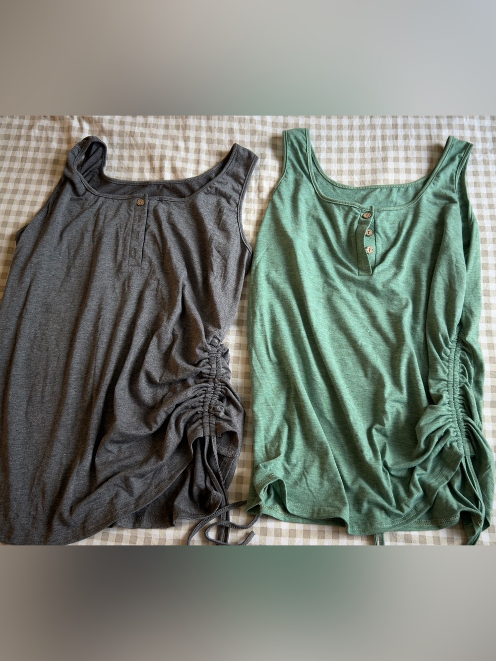 Green Women's Romper with Adjustable Straps - L Size